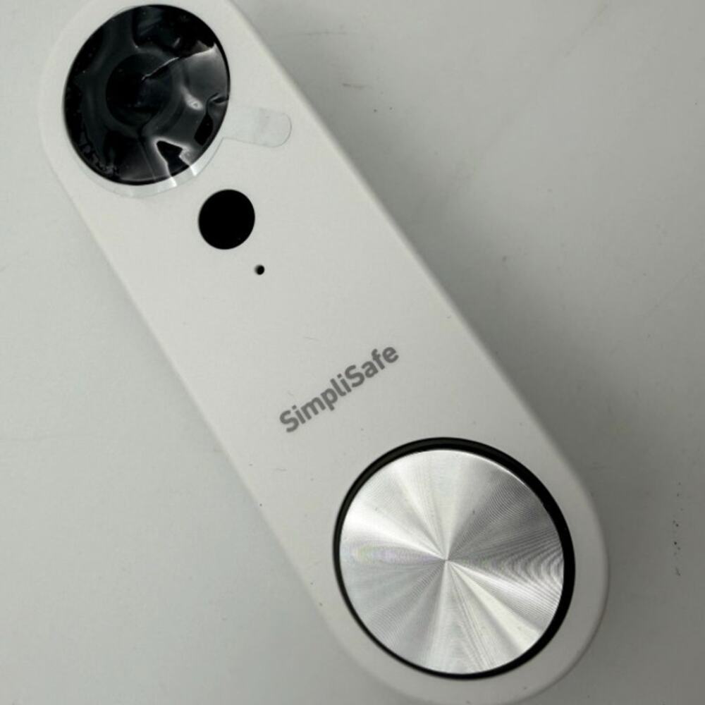 SimpliSafe Video Doorbell Pro SSDB3 Wired 1080p White Open Box